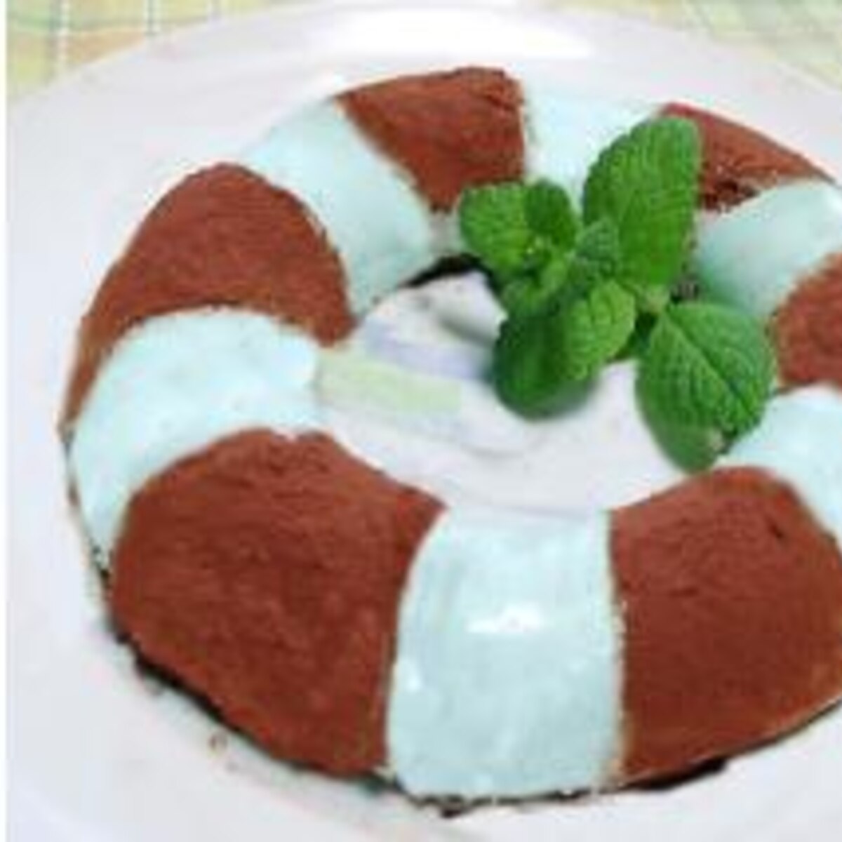 アイスじゃないけど チョコミントで リングケーキ レシピ 作り方 By Torezu 楽天レシピ